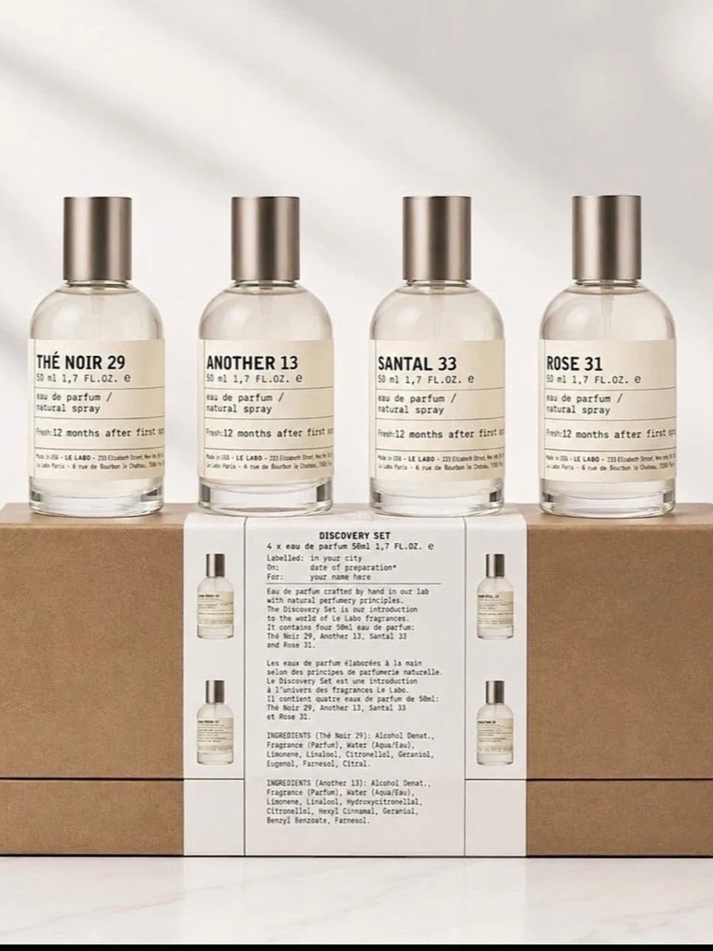 Le Labo Discovery Set Fragrance Set NWT